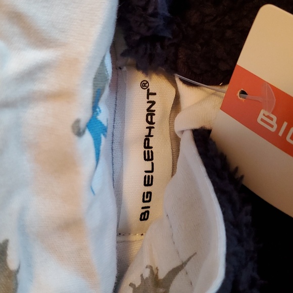 *NWT Navy blue sherpa fleece one piece outerwear suit baby - cute gift!!! - Picture 4 of 7